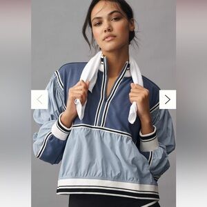 Daily Practice by Anthropologie Half-Zip Windbreaker Jacket